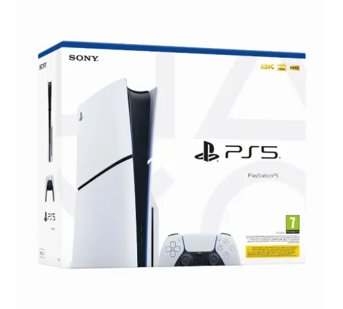 Игровая приставка Sony PlayStation 5 Slim (с приводом), белый — купить в Москве