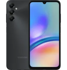 Смартфон Samsung Galaxy A05, 6/128 ГБ, Dual SIM (nano SIM), Black, черный