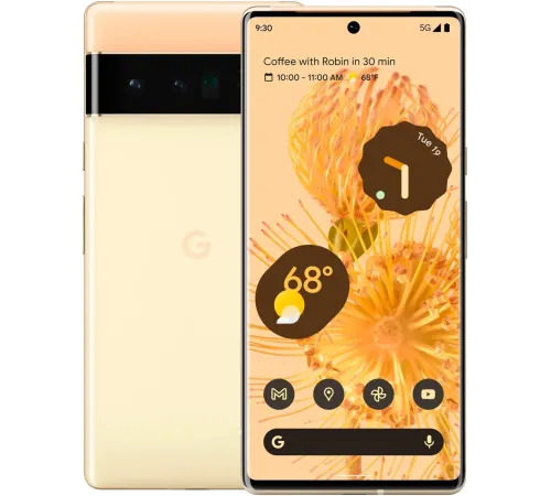 Смартфон Google Pixel 6 Pro, 12/128 ГБ, Sorta Sunny, золотой — купить в Москве