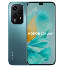 Смартфон Honor 200 Lite, 12/256 ГБ, Cyan Lake, голубое озеро