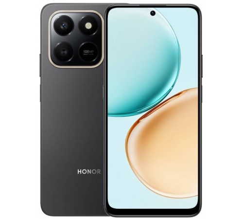 Смартфон Honor X7d, 6/128 ГБ, Black, черный