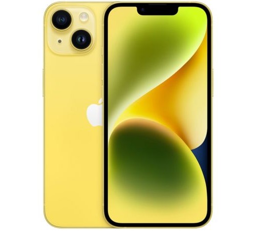 Смартфон Apple iPhone 14 256GB, Dual eSIM, Yellow — купить в Москве