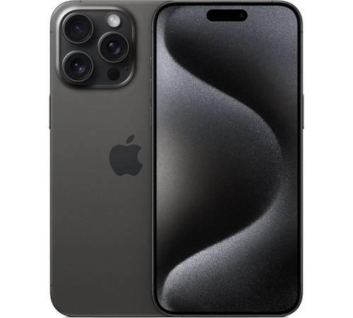 Смартфон Apple iPhone 15 Pro Max 512GB, (nano SIM+eSIM), Black Titanium — купить в Москве