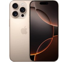 Смартфон Apple iPhone 16 Pro 128 GB (nano SIM+eSIM) Desert Titanium