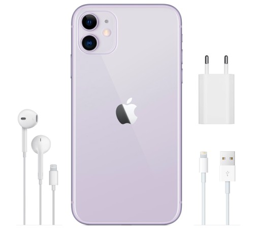 Смартфон Apple iPhone 11, 128 ГБ, Purple, фиолетовый — купить в Москве