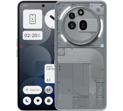 Смартфон Nothing Phone (3a) Pro, 12/256 Гб, серый — купить в Москве