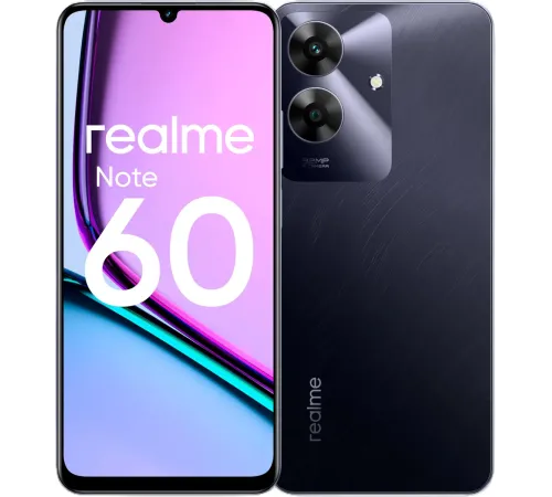 Смартфон REALME Note 60 4/128 Gb, полночный черный — купить в Москве