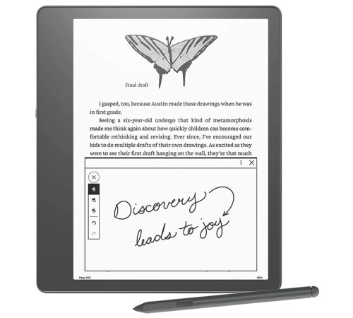 Планшет Amazon Kindle Scribe, 16 ГБ, Wi-Fi, Black, черный, со стилусом — купить в Москве
