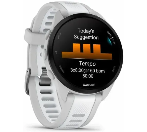 Умные часы Garmin Forerunner 165, белый — купить в Москве
