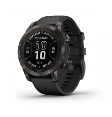 Смарт-часы Garmin Fenix 7 Pro Sapphire Solar, 51 мм, Bluetooth, Black Band, черный