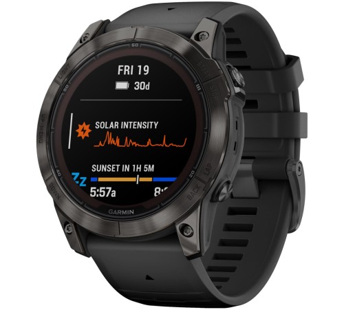 Смарт-часы Garmin Fenix 7X Pro Sapphire Solar, 51 мм, Bluetooth, Gray, Серый силикон — купить в Москве