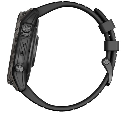 Смарт-часы Garmin Fenix 7X Pro Sapphire Solar, 51 мм, Bluetooth, Gray, Серый силикон — купить в Москве