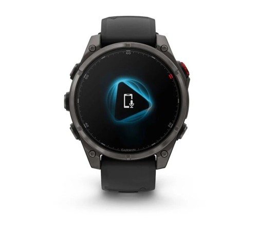 Смарт-часы Garmin Fenix 8 Pro, 47 мм, LTE, Carbon Gray, Темно-серый титан — купить в Москве