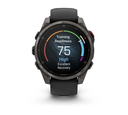 Смарт-часы Garmin Fenix 8 Pro, 47 мм, LTE, Carbon Gray, Темно-серый титан — купить в Москве