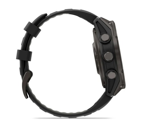 Смарт-часы Garmin Fenix 8 Pro, 47 мм, LTE, Carbon Gray, Темно-серый титан — купить в Москве