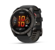 Смарт-часы Garmin Fenix 8 Pro, 51 мм, LTE, Carbon Gray, Темно-серый титан