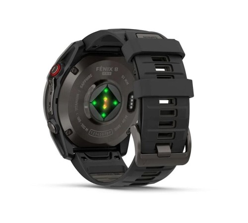 Смарт-часы Garmin Fenix 8 Pro, 51 мм, LTE, Carbon Gray, Темно-серый титан — купить в Москве