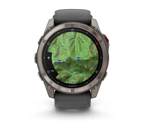 Смарт-часы Garmin Fenix 8 Pro, 51 мм, LTE, Graphite, Серый титан — купить в Москве