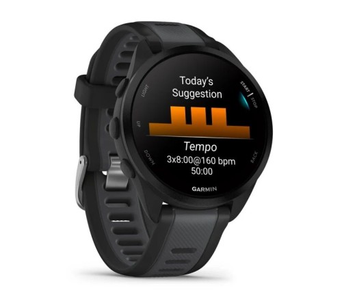 Умные часы Garmin Forerunner 165, Music, черный — купить в Москве