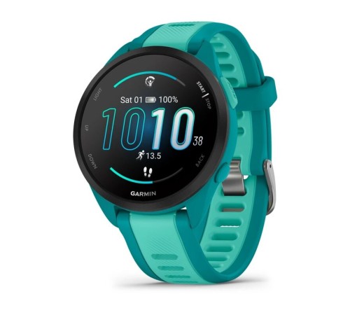 Умные часы Garmin Forerunner 165, Music, бирюзовый — купить в Москве