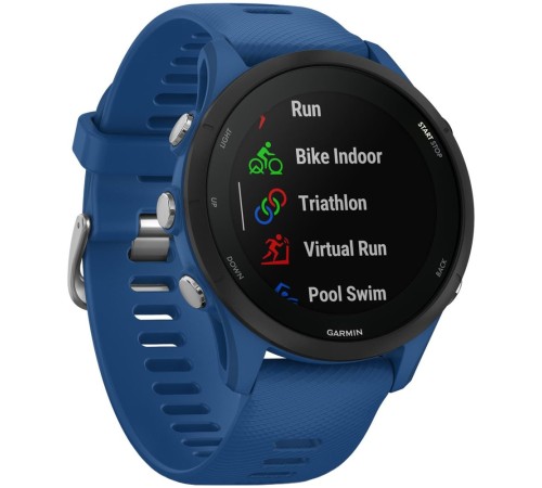 Умные часы Garmin Forerunner 255, Tidal Blue, синий — купить в Москве