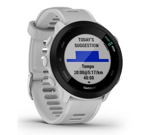 Умные часы Garmin Forerunner 55, белый — купить в Москве