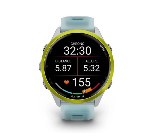 Смарт-часы Garmin Forerunner 570, 47 мм, Bluetooth, Yellow with Translucent Whitestone Turquoise, Желтый с бирюзовым — купить в Москве