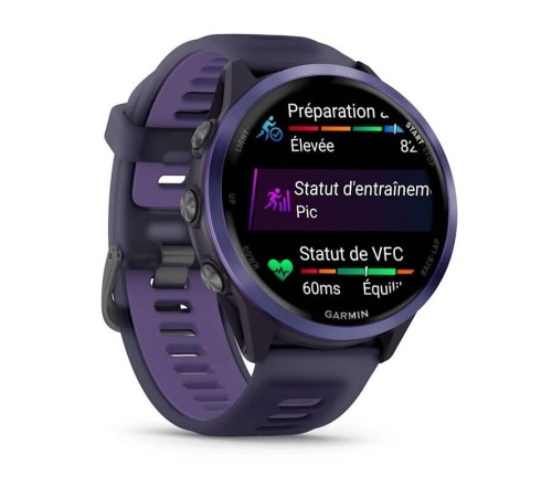 Смарт-часы Garmin Forerunner 570, 47 мм, Bluetooth, Indigo with Translucent Imperial Purple, Фиолетовый — купить в Москве