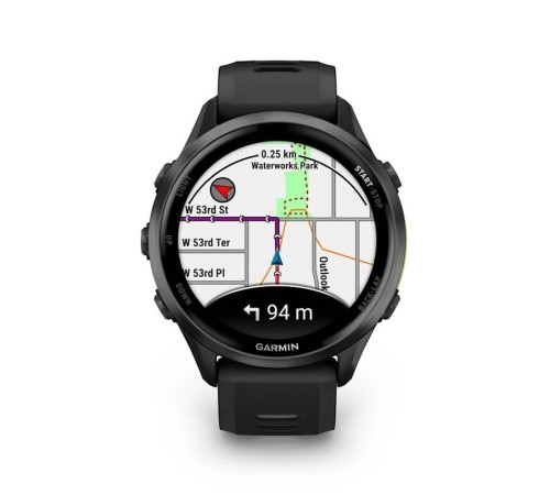 Смарт-часы Garmin Forerunner 970, 47 мм, Bluetooth, Carbon Gray with Black Case, угольно-серый с черным корпусом — купить в Москве