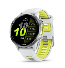 Смарт-часы Garmin Forerunner 970, 47 мм, Bluetooth, Titanium Whitestone/Yellow, титановый белый с желтым