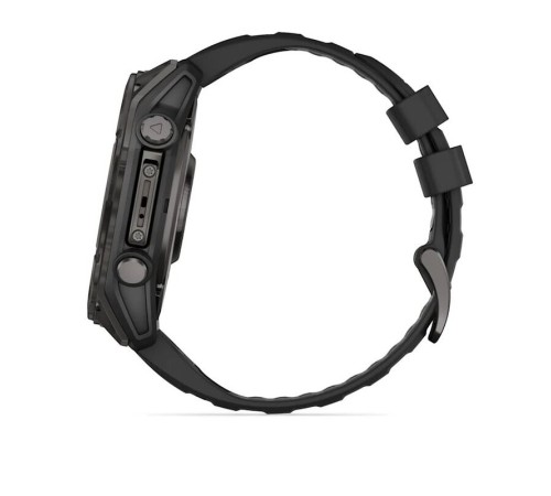 Смарт-часы Garmin Fenix 8, 51 мм, Bluetooth, Amoled Sapphire Titanium Carbon Gray, титановый угольно-серый — купить в Москве