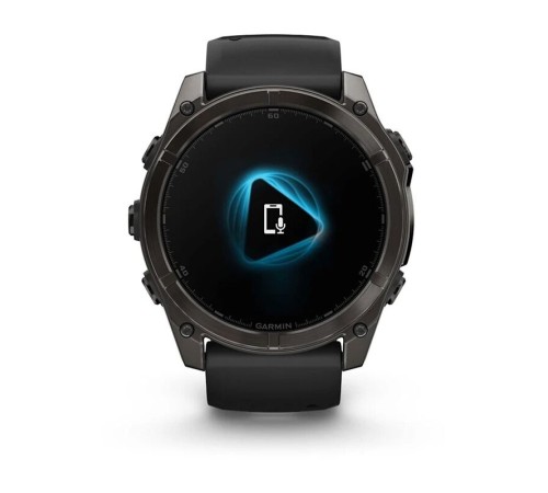 Смарт-часы Garmin Fenix 8, 51 мм, Bluetooth, Amoled Sapphire Titanium Carbon Gray, титановый угольно-серый — купить в Москве