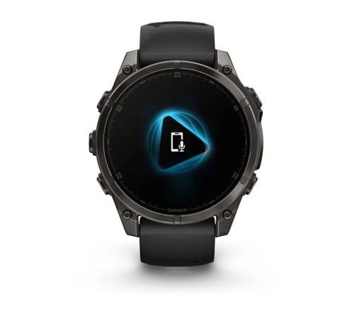 Смарт-часы Garmin Fenix 8, 47 мм, Bluetooth, Amoled Sapphire Titanium Carbon Gray, титановый угольно-серый — купить в Москве