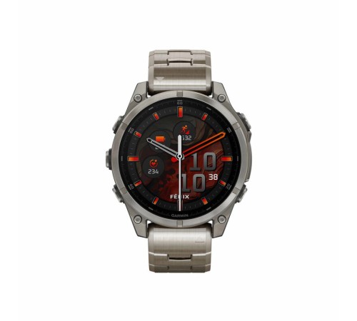 Смарт-часы Garmin Fenix 8, 47 мм, Bluetooth, Amoled Sapphire Titanium Graphite, титановый графитовый — купить в Москве