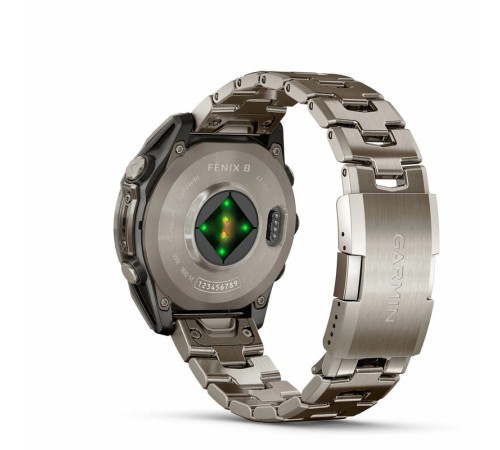 Смарт-часы Garmin Fenix 8, 47 мм, Bluetooth, Amoled Sapphire Titanium Graphite, титановый графитовый — купить в Москве