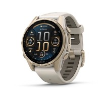 Смарт-часы Garmin Fenix 8, 43 мм, Bluetooth, Amoled Sapphire Soft Gold, золотистый