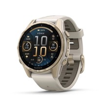 Смарт-часы Garmin Fenix 8, 43 мм, Bluetooth, Amoled Sapphire Soft Gold, золотистый
