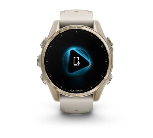 Смарт-часы Garmin Fenix 8, 43 мм, Bluetooth, Amoled Sapphire Soft Gold, золотистый — купить в Москве