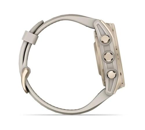 Смарт-часы Garmin Fenix 8, 43 мм, Bluetooth, Amoled Sapphire Soft Gold, золотистый — купить в Москве