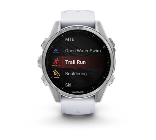 Смарт-часы Garmin Fenix 8, 43 мм, Bluetooth, Amoled Silver, серебристый — купить в Москве