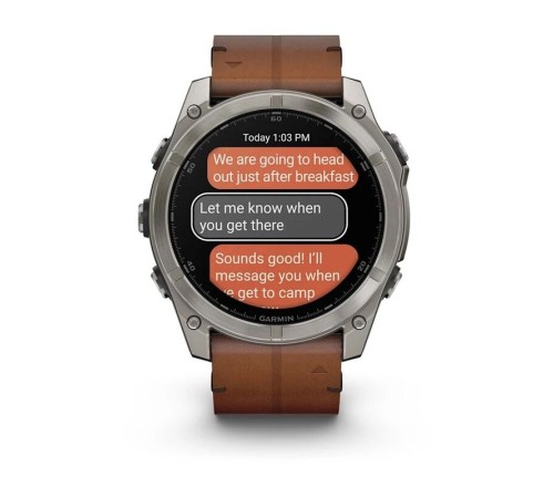 Смарт-часы Garmin Fenix 8, 51 мм, Bluetooth, Amoled Sapphire Titanium Graphite, титановый графитовый — купить в Москве