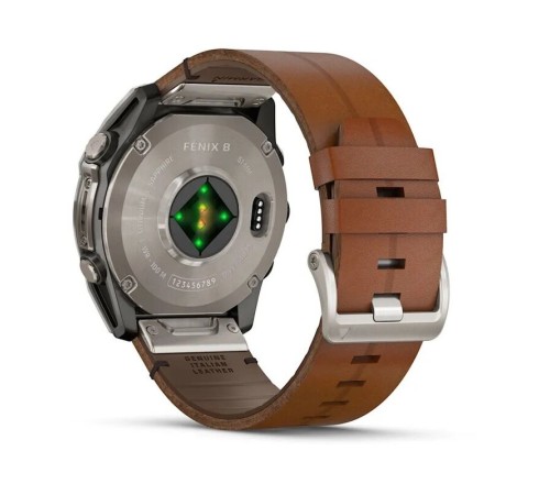 Смарт-часы Garmin Fenix 8, 51 мм, Bluetooth, Amoled Sapphire Titanium Graphite, титановый графитовый — купить в Москве