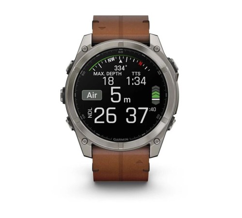 Смарт-часы Garmin Fenix 8, 51 мм, Bluetooth, Amoled Sapphire Titanium Graphite, титановый графитовый — купить в Москве