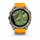 Смарт-часы Garmin Fenix 8, 51 мм, Bluetooth, Amoled Sapphire Titanium Spark Orange, титановый серый с оранжевым — купить в Москве