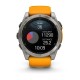 Смарт-часы Garmin Fenix 8, 51 мм, Bluetooth, Amoled Sapphire Titanium Spark Orange, титановый серый с оранжевым — купить в Москве