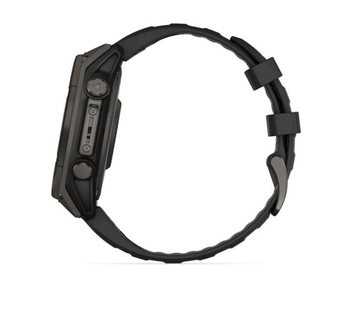 Смарт-часы Garmin Fenix 8, 47 мм, Bluetooth, Solar Sapphire Titanium Carbon Gray, титановый угольно-серый с солнечной зарядкой — купить в Москве
