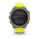 Смарт-часы Garmin Fenix 8, 47 мм, Bluetooth, Solar Sapphire Titanium Yellow, титановый серый с желтым — купить в Москве