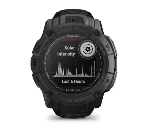 Смарт-часы Garmin Instinct 2X Solar Tactical Edition, 50 мм, Bluetooth, Tactical Black, Тактический черный — купить в Москве