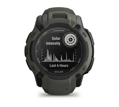 Смарт-часы Garmin Instinct 2X Solar, 50 мм, Bluetooth, Moss, Мох — купить в Москве