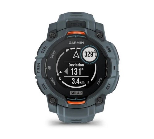 Смарт-часы Garmin Instinct 3 Solar, 45 мм, Bluetooth, Twilight, Серый — купить в Москве